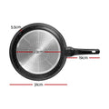 5-Star Chef 30cm Non Stick Cast Aluminium Frying Pan Steak