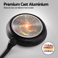 5-Star Chef 30cm Non Stick Cast Aluminium Frying Pan Steak