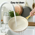 3PC Ceramic Frying Pan Set Multi Colour Non-Stick Cookware