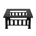 Grillz 2-In-1 Fire Pit BBQ Grill Table Charcoal