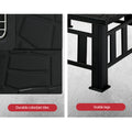 Grillz 2-In-1 Fire Pit BBQ Grill Table Charcoal