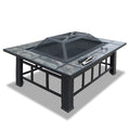 Grillz 3-In-1 Fire Pit BBQ Grill Ice Bucket Table