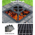 Grillz 4-In-1 Fire Pit BBQ Grill Ice Bucket Table