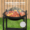 Grillz 2-in-1 Fire Pit BBQ Grill Outdoor