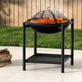Grillz 2-in-1 Fire Pit BBQ Grill Outdoor