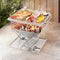 Grillz Fire Pit BBQ Grill Camping Portable with Carry Bag