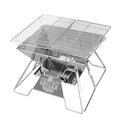 Grillz Portable Fire Pit BBQ Grill with Carry Bag
