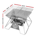 Grillz Portable Fire Pit BBQ Grill with Carry Bag