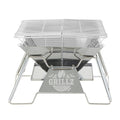 Grillz Portable Fire Pit BBQ Grill with Carry Bag