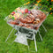 Grillz Portable Fire Pit BBQ Grill with Carry Bag