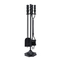 Grillz 5 Piece Fire Pit Tool Set BBQ Poker Shovel Brush