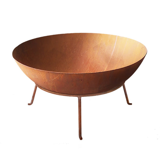 Grillz Fire Pit Cast Iron 70cm Rustic Outdoor BBQ
