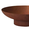 Grillz Fire Pit Bowl Cast Iron 80cm Rustic Outdoor