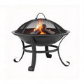 Grillz Fire Pit Mesh Lid Fire Picker BBQ Wood Burning Outdoor