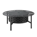 Grillz Charcoal Smoker BBQ Fire Pit Portable Outdoor Camping