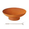 Grillz Fire Pit Bowl 80cm Iron Outdoor Patio Fireplace