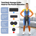 Everfit Foam Roller Set 4 in 1 Grid High Density Massager for Deep Tissue Trigger Point Myofascial Release Back Pain Muscle Recovery Gym Home Fitness Equipment with Storage Bag Supports 150kg