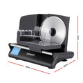 Devanti Meat Slicer 200W 0-15mm Adjustable Stainless Steel