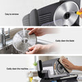 Devanti Meat Slicer 200W 0-15mm Adjustable Stainless Steel
