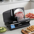 Devanti Meat Slicer 200W 0-15mm Adjustable Stainless Steel