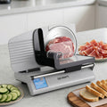 Devanti Meat Slicer 200W 0-15mm Adjustable Stainless Steel
