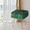 Artiss Velvet Ottoman Footstool Green Woven