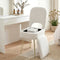 Artiss Storage Ottoman Folding Stool White Vanity Foot Rest