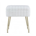 Artiss Storage Ottoman Vanity Foot Stool White