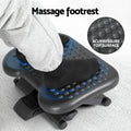 Artiss Foot Rest Stool Under Desk Adjustable Angle Massage Black