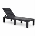 Gardeon Sun Lounge Outdoor Folding Recliner Patio Pool Beach Chair Slatted Black