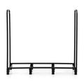 Gardeon Firewood Rack 120cm Wood Storage Black w/ Tools