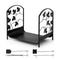 Gardeon Firewood Rack 48cm Black Wood Storage Indoor Outdoor