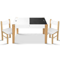 Keezi Kids Table Chairs Set Storage Chalkboard Play Desk 3pc