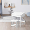 Keezi Kids Table Chairs Set 2 Piece Activity Study Desk Wooden