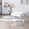 Keezi Kids Table Chairs Set 2 Piece Activity Study Desk Wooden