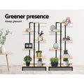 Artiss 6 Tier Metal Plant Stand Zigzag Flower Pot Shelf