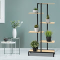 Artiss 6 Tier Metal Plant Stand Zigzag Flower Pot Shelf