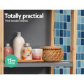 Artiss Bathroom Cabinet 115cm Bamboo Shelf Storage