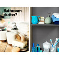 Artiss Bathroom Cabinet 115cm Bamboo Shelf Storage