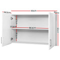 Cefito 900mm Wall Mounted Bathroom Medicine Cabinet Storage