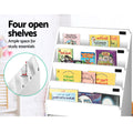 Keezi 4 Tier Kids Bookshelf w/ Drawers Storage Organiser Display