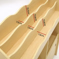 Keezi 3 Tier Kids Bookshelf Storage Bookcase Toy Organiser Display