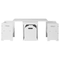 Keezi Kids Table Chairs Set 3PC Storage Toy Play Desk Activity