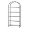 Artiss 5 Tiers Bookshelf Industrial Etagere Bookcase Display Shelf Black