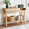 Artiss 100cm Console Table Drawer Shelf Wood Hallway Entryway