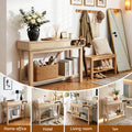 Artiss 100cm Console Table Drawer Shelf Wood Hallway Entryway