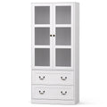 Artiss Buffet Sideboard 180cm White Kitchen Storage Cabinet Hutch