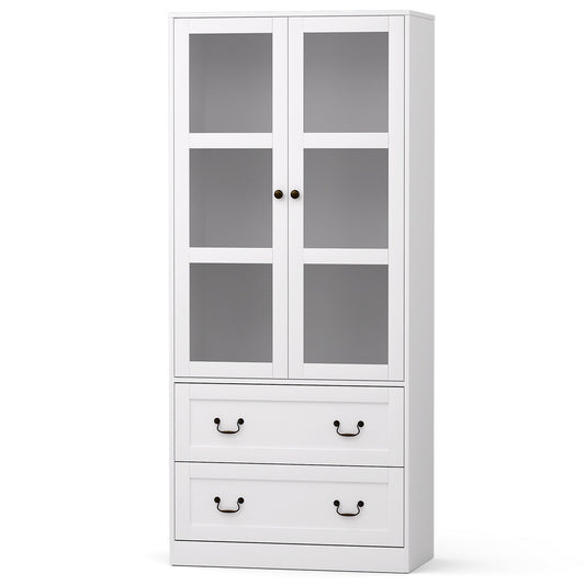 Artiss Buffet Sideboard 180cm White Kitchen Storage Cabinet Hutch