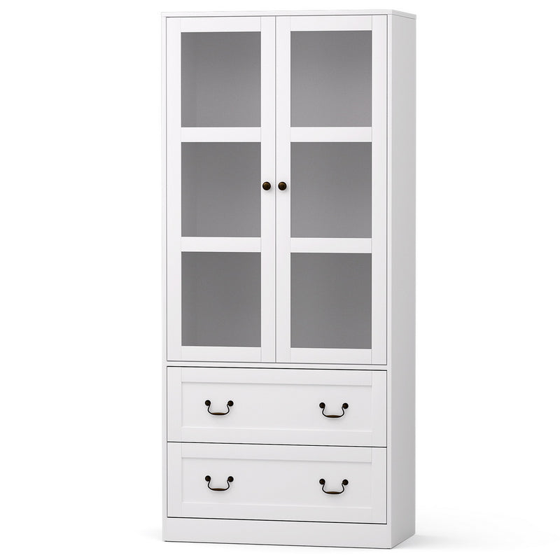 Artiss Buffet Sideboard 180cm White Kitchen Storage Cabinet Hutch