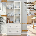 Artiss Buffet Sideboard 180cm White Kitchen Storage Cabinet Hutch